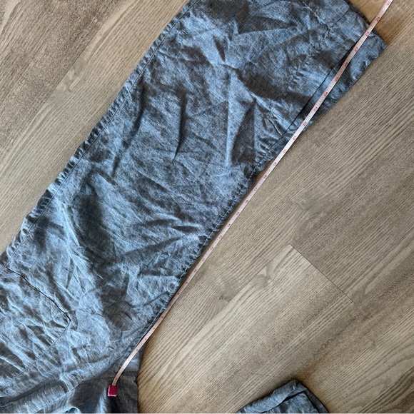 Athleta Blue Cabo Linen Wide-Leg Pants 8 - Picture 16 of 16